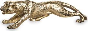 Pigmejka Figurka Leopard złota tworzywo sztuczne 7x30x8 cm uniwersalny 1