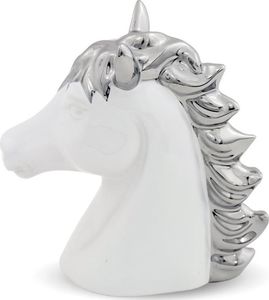 Pigmejka Figurka ceramiczna Koń biały Rozmiar: 20x19x9 uniwersalny 1