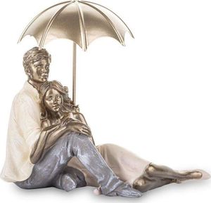 Pigmejka Figurka Para pod parasolem tworzywo 15x18x11 cm uniwersalny 1