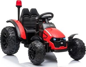 Lean Cars Traktor na akumulator z Przyczepą HZB-200 Czerwony 3