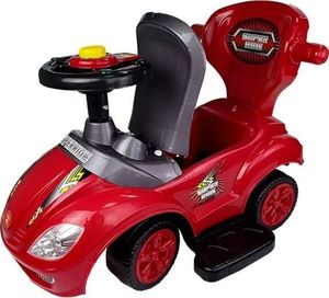 Lean Cars Jeździk z Pchaczem Mega Car 3w1 Czerwony 11