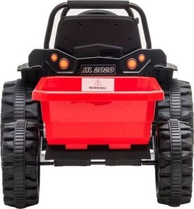 Lean Cars Traktor na Akumulator z Przyczepą HL388 Czerwony 4