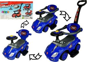 Lean Cars Jeździk z Pchaczem Mega Car 3w1 Niebieski 1