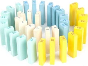 Classic World CLASSIC WORLD Drewniana Kolorowa Gra Wieża Deluxe Jenga 5