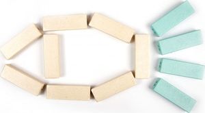 Classic World CLASSIC WORLD Drewniana Kolorowa Gra Wieża Deluxe Jenga 7