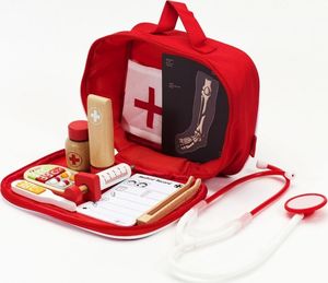 Classic World Drewniany Zestaw Walizka Małego Doktora Lekarza 5