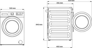 Pralka Beko WUV7612XWW1 2