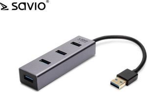 HUB USB Savio 4-Portowy HUB USB 3.0 SAVIO AK-44 1
