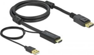 Kabel Delock DisplayPort - HDMI 1m czarny (85963) 2