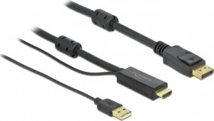 Kabel Delock DisplayPort - HDMI 2m czarny (85964) 1