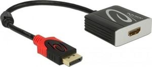 Adapter AV Delock DisplayPort - HDMI czarny (65207) 1