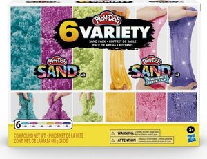 Hasbro Play-Doh Sand piasek zestaw Syrenie kolory 6-Pak (F0103) 1