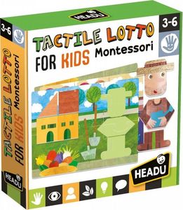Headu Puzzle Montessori Lotto kształty sensoryczne 1