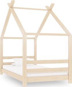 vidaXL VidaXL Rama łóżka dziecięcego, lite drewno sosnowe, 80 x 160 cm 1
