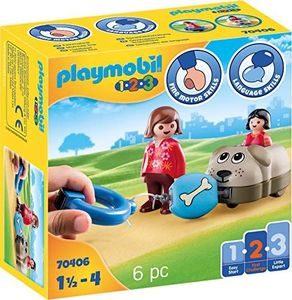 Playmobil 1.2.3. Mój piesek na kółkach (70406) 1