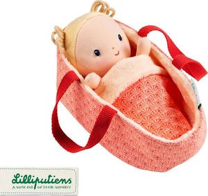 Lilliputiens Lalka Anais dzidziuś w koszyczku z ubrankiem i kocykiem 8