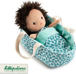 Lilliputiens Lalka dzidziuś w koszyczku Ari 7