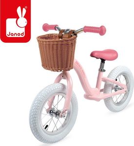 Janod Metalowy rowerek biegowy Bikloon Vintage 3+ różowy 1