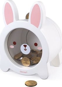Janod Drewniana skarbonka Królik, 10