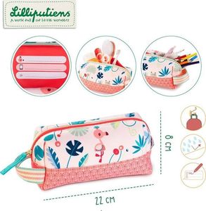 Piórnik Lilliputiens LILLIPUTIENS Kosmetyczka - piórnik Flaming Anais 2