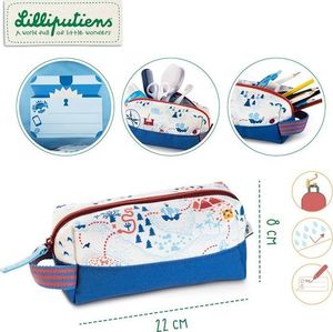 Piórnik Lilliputiens LILLIPUTIENS Kosmetyczka - piórnik pirat Lew Jack 2