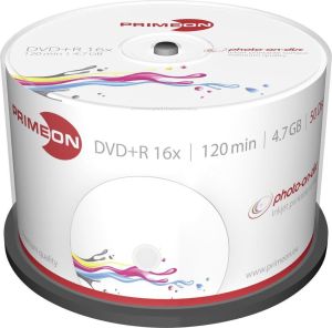 PrimeOn DVD+R 4,7 GB 16x Photo, DVD 50 sztuk (2761226) 1