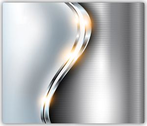 Deska do krojenia Tulup szklana Metalowa abstrakcja 8 60x52cm 1
