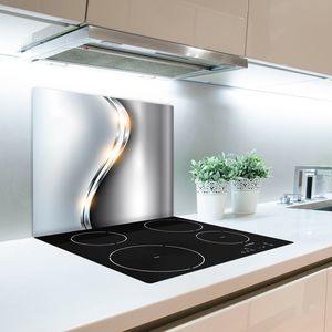 Deska do krojenia Tulup szklana Metalowa abstrakcja 8 60x52cm 3