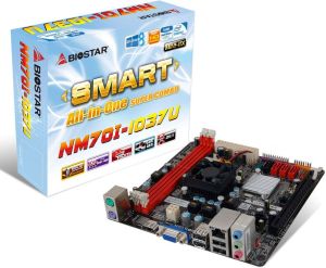 Płyta główna Biostar NM70I-1037U, Dual-core Celeron 1037U, DDR3, Intel NM70 (NM70I-1037U) 1