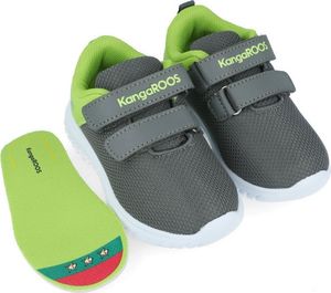 Kangaroos Sneakersy chłopięce KangaROOS 02056 szary 22 6
