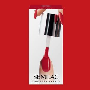 Semilac SEMILAC One Step Hybrid Pure Red 5ml S550 uniwersalny 1