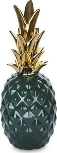 Pigmejka Ananas Dekoracyjny Ceramiczny Ciemno Zielono Złoty uniwersalny 1
