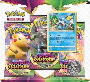 Pokemon Karty Pokemon TCG Vivid Voltage 3Pack Blister Sobble 1