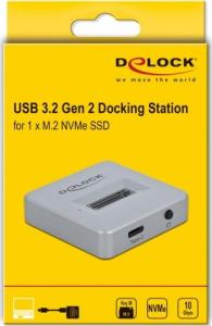Stacja dokująca Delock M.2 PCIe NVMe - USB-C 3.2 Gen 2 (64000) 3