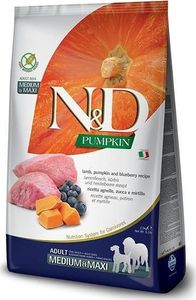 Farmina N&d gf pumpkin lamb&blueberry adult medium/maxi 2,5 kg 1
