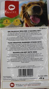 Maced SZASZŁYK Z KACZKI (PAŁECZKI WOŁOWE Z KACZKĄ) 500 g 4