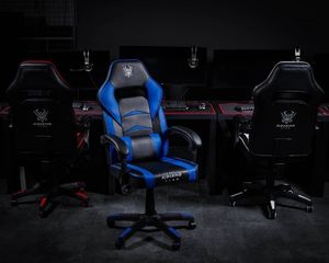 Fotel Katana Clan Hikone Niebiesko-czarny 3