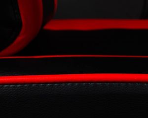 Fotel Katana Clan Hikone Czerwono-czarny 8