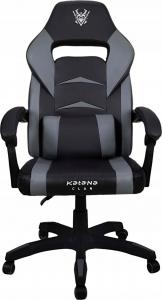 Fotel Katana Clan Hikone Szaro-czarny 2