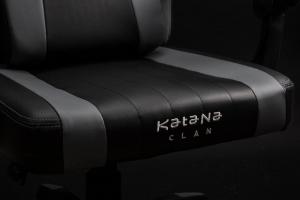 Fotel Katana Clan Hikone Szaro-czarny 10