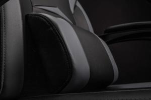 Fotel Katana Clan Hikone Szaro-czarny 11