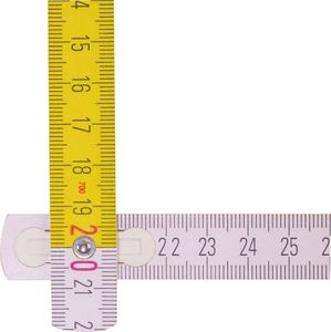 Stabila Miara składana 2m STABILA 717 buk, biało-żółta, sekcji 10 2