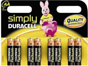 Duracell Bateria AA / R6 8szt. 1