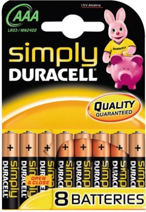 Duracell Bateria AAA / R03 1800mAh 8szt. 1
