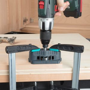 Wolfcraft Przenośna przystawka wspomagająca wiercenie wiertłami cylindrycznymi i FORSTNER Wolfcraft 4