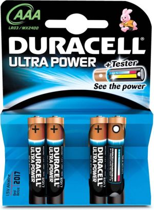 Duracell Bateria Ultra Power AAA / R03 1800mAh 4 szt. 1