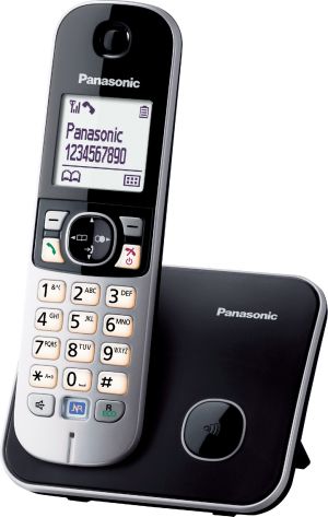 Telefon stacjonarny Panasonic Czarny 1