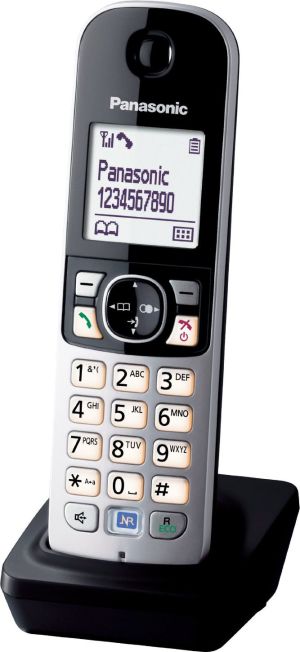 Telefon stacjonarny Panasonic Czarno-srebrny 2