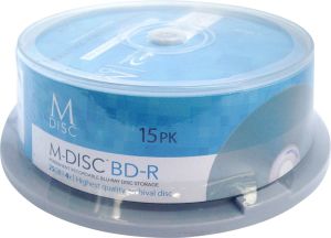 M-Disc 4x BD-R 25GB CB 15 sztuk (MDBD015) 1