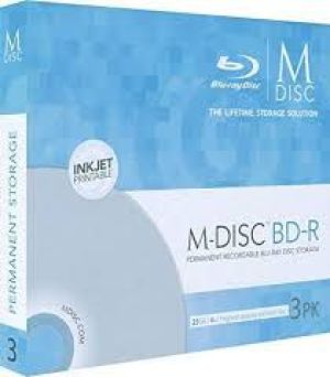 M-Disc Blu-ray 4x BD-R 25GB CB 3 sztuk (MDBDIJ003) 1